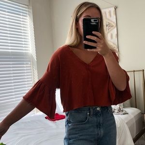 URBAN OUTFITTERS Burnt Orange Top 🍊